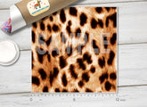 Brown Leopard  Patterned HTV 1082